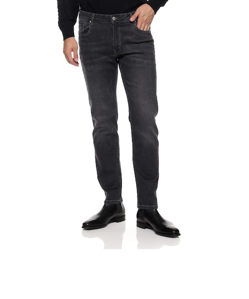 スリムストレートデニムパンツ