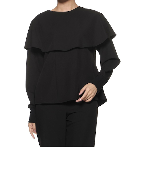 セットアップ ウォッシャブル デザインカラーブラウス