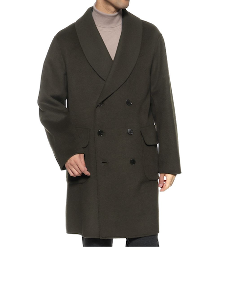 ダブルフェイス ショールカラーコート