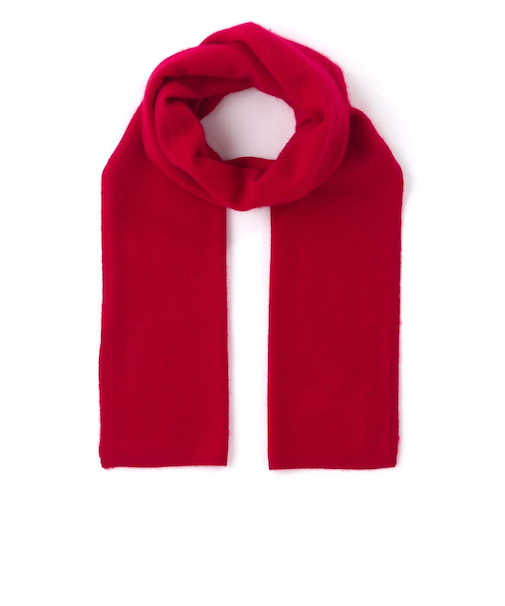 カシミヤニットスカーフ