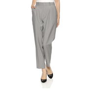 ウォッシャブル 2WAYストレッチ タック入りテーパードパンツ