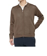 ジップアップニットカーディガン