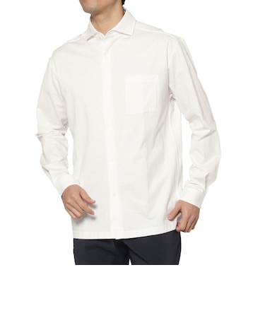 ワイドカラーカジュアルシャツ