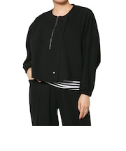 セットアップ ウォッシャブル 2WAYノーカラージャケット