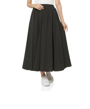 ウォッシャブル シアーチェック素材ロングスカート