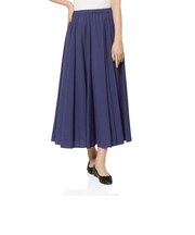 ウォッシャブル シアーチェック素材ロングスカート