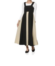 バイカラー ジャンパースカート