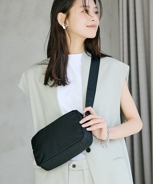 Breath TOPKAPI】Freely フリーリー ナイロン ロゴテープ スクエア