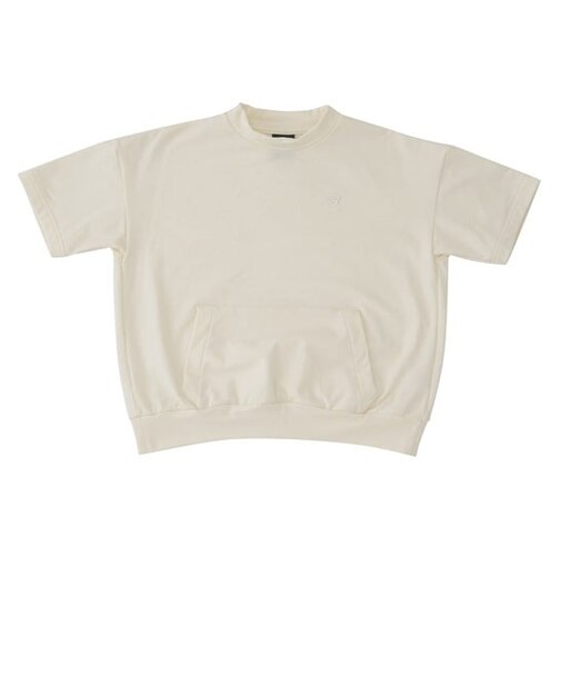 吸水速乾スウェット風ショートスリーブTシャツ