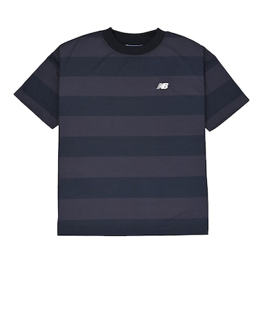 NB DRY ボーダーショートスリーブTシャツ コットンライク