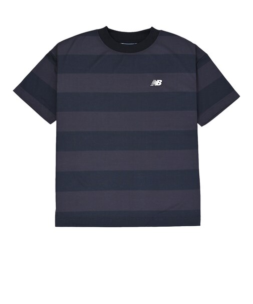 NB DRY ボーダーショートスリーブTシャツ コットンライク