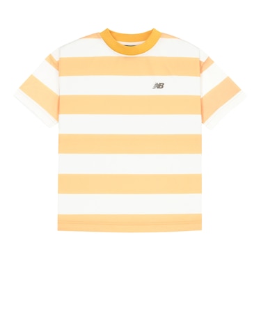 NB DRY ボーダーショートスリーブTシャツ コットンライク