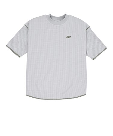 ワッフルショートスリーブTシャツ 5分丈