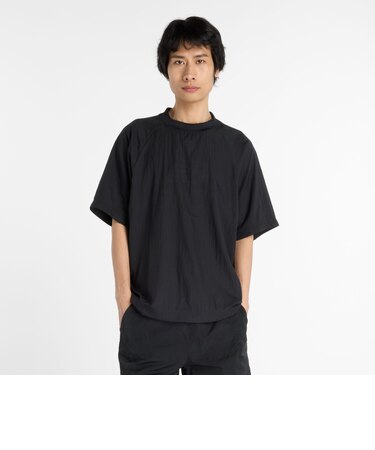 NB Grey ウーブン Tシャツ