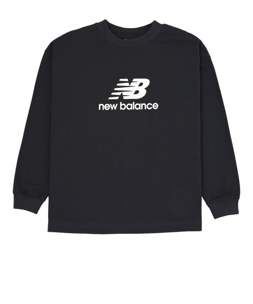 NB DRY スタックドロゴロングスリーブTシャツ