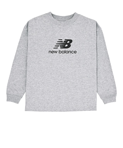 NB DRY スタックドロゴロングスリーブTシャツ