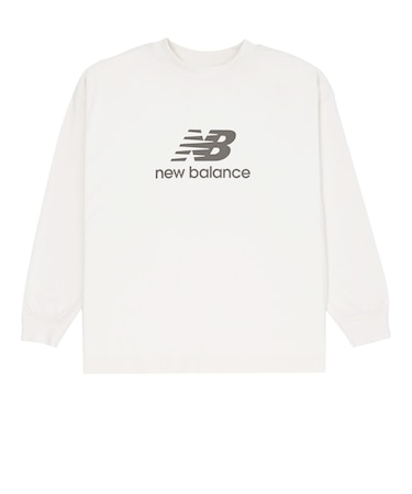 NB DRY スタックドロゴロングスリーブTシャツ