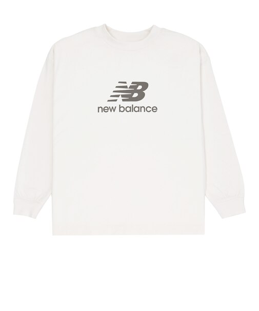 NB DRY スタックドロゴロングスリーブTシャツ