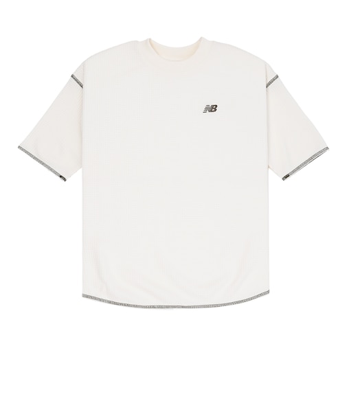ワッフルショートスリーブTシャツ 5分丈