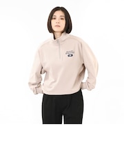 ハーフジップスウェット