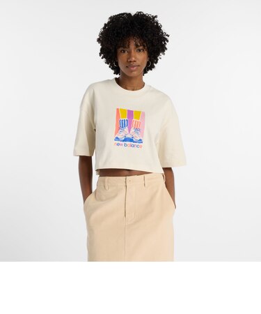 AthleticsグラデーションシューズショートスリーブTシャツ