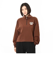 ハーフジップスウェット