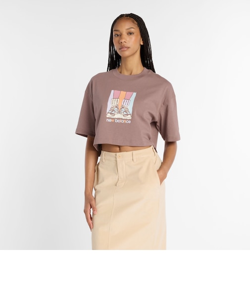 AthleticsグラデーションシューズショートスリーブTシャツ