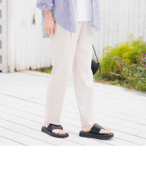 ▼美品 EFFE BEAMS 3,6万円 上品センタープレスパンツ ビームス B:MING by BEAMS（ビーミング by ビームス）センタープレス