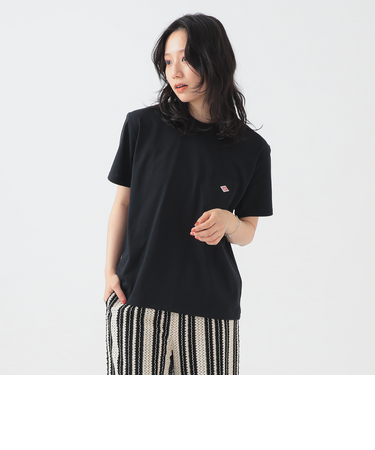 DANTON / SHORT SLEEVE POCKET T-SHIRT PLAIN（S～M）