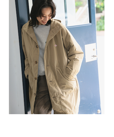 DANTON / INSULATION HOODED COAT