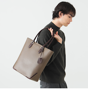 SEEKER / EDGE コンビレザー トートバッグ