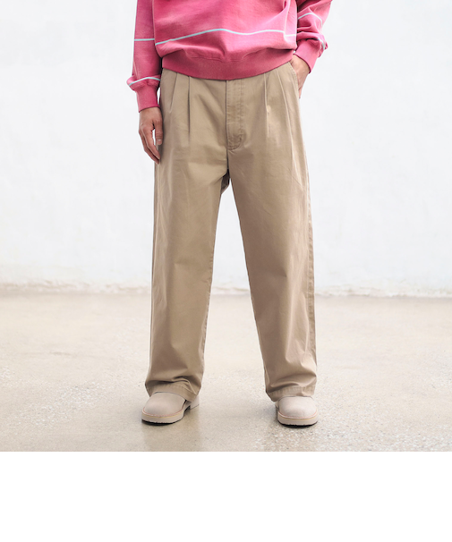 ambiance / Wide 2 Pleats Chino