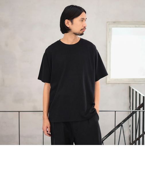 ambiance / Cotton Rayon Crewneck T Shirt