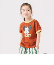 Disney /  MICKEY / リンガー プリント Tシャツ 2025SS（90～150cm）