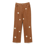 ambiance / Embroidery Denim Pants（S～L）