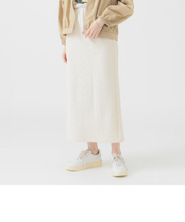 ジャカード カットソー スカート