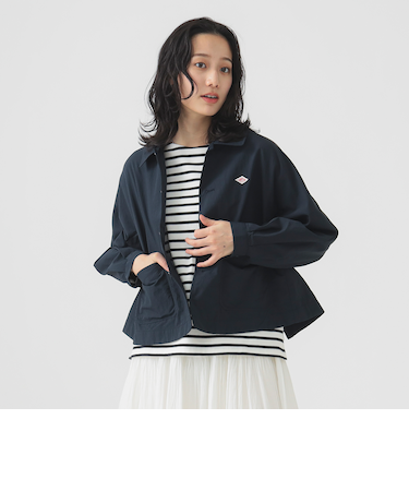 DANTON / NYLON TUSSER DOLMAN SLEEVE JACKET