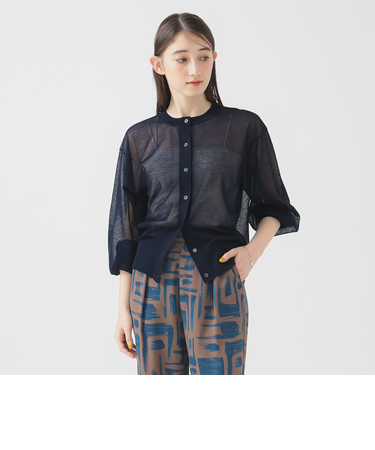 シアー ニット カーディガン 25SS