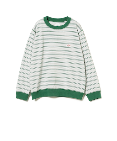 DANTON / KIDS' LONG SLEEVE SWEAT T-SHIRT STRIPE（105～135cm）