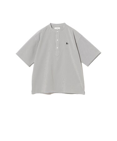 サッカー バンドカラー ハーフスリーブ シャツ