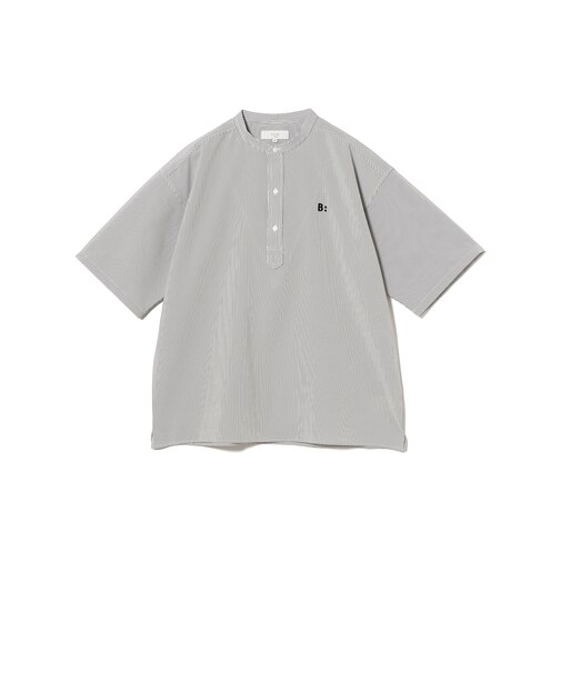 サッカー バンドカラー ハーフスリーブ シャツ