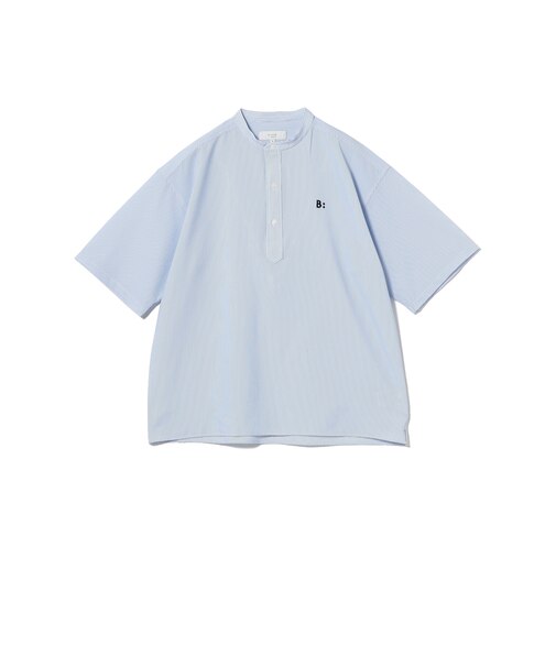 サッカー バンドカラー ハーフスリーブ シャツ