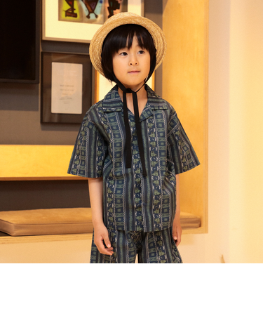 エスニック プリント シャツ（100～140cm）
