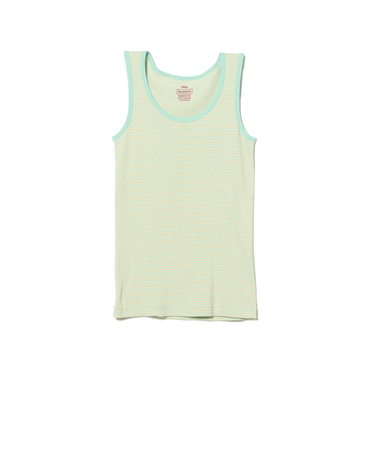 HEALTH KNIT / Tubular リブ タンクトップ