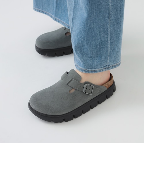 EXCLUSIVE】Papillio by BIRKENSTOCK / BOSTON SUEDE PAPILLIO CHUNKY