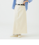 綿麻 デニム スカート（S～M）