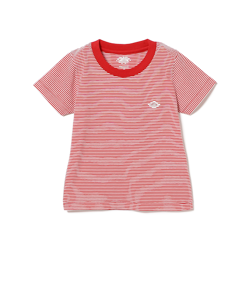 DANTON / KIDS' SHORT SLEEVE INNER T-SHIRT STRIPE 2025SS(105~135cm)