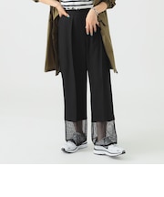 撥水 メッシュヘム パンツ