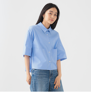 半袖 クロップド シャツ（S～M）