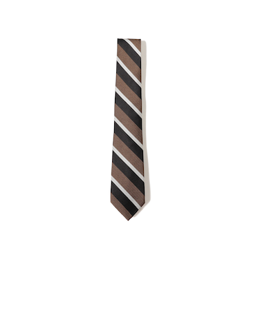 シルク ストライプ ナロー ネクタイ 25FW 1